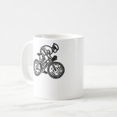 Radfahrer Kaffeetasse (Vorderseite Links)
