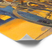 Radfahrer können auf der Bahnübergang Tour de F ni Poster (Ecke)