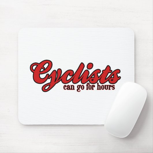 Radfahrer können stundenlang gehen mousepad (Mit Mouse)