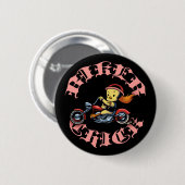 Radfahrer-Küken II Button (Vorne & Hinten)