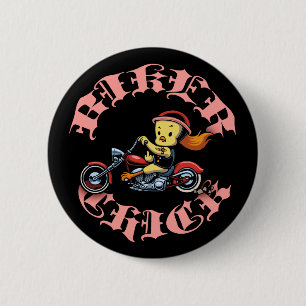 Radfahrer-Küken II Button