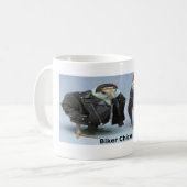 Radfahrer-Küken Kaffeetasse (Vorderseite Links)