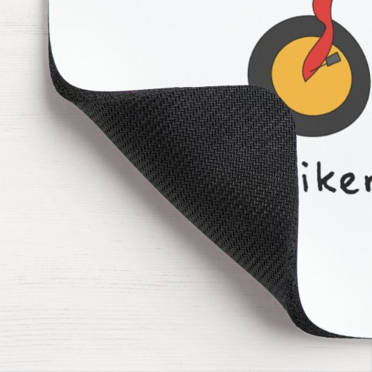 Radfahrer-Küken Mousepad (Ecke)