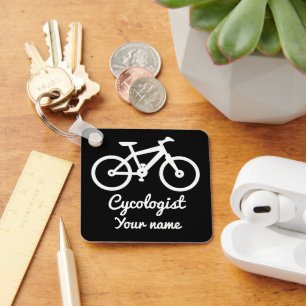 Radfahrer Lover Cycologist gibt Personalisierte Ge Schlüsselanhänger