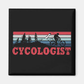 Radfahrer-lustiges Sprichwort Magnet (Vorne)