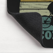 Radfahrer-lustiges Sprichwort Mousepad (Ecke)