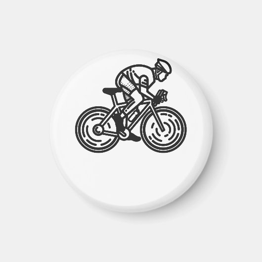 Radfahrer Magnet (Vorne)