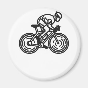 Radfahrer Magnet