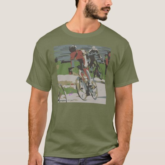 Radfahrer Männer-T - Shirt (Vorderseite)