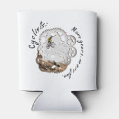 Radfahrer Mehr Gänge, mehr Spaß. Radsport Dosenkühler (Rückseite)