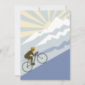 Radfahrer Mountain Road Bike Vatertag Karte (Rückseite)