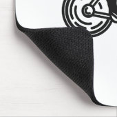 Radfahrer Mousepad (Ecke)
