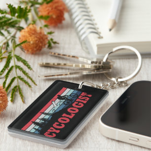Radfahrer MTB Fahrradfahrer mit lustigem Fahrrad Schlüsselanhänger