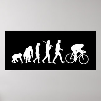 Radfahrer Pedal Power Racing Radsport Poster