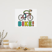 Radfahrer Poster (Küche)