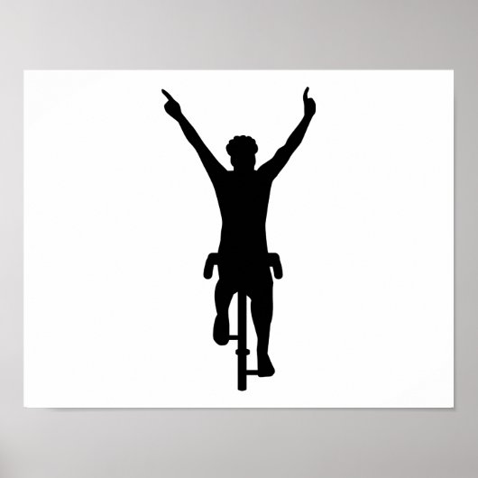 Radfahrer Poster (Vorne)