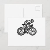 Radfahrer Postkarte (Vorne/Hinten)