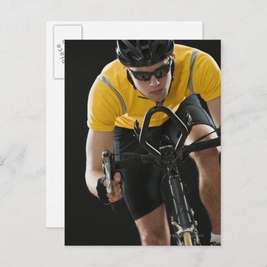 Radfahrer Postkarte (Vorne/Hinten)