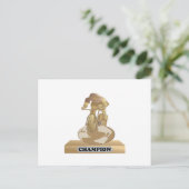 Radfahrer Postkarte (Stehend Vorderseite)