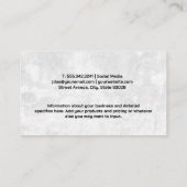 Radfahrer | QR-Visitenkarte Visitenkarte (Rückseite)