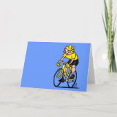 Radfahrer - radfahrend karte (Vorderseite)