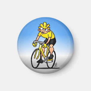 Radfahrer - radfahrend magnet