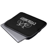 Radfahrer Radfahrer Radfahrer Laptopschutzhülle (Vorne Knopf)