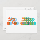 Radfahrer, Radfreaks Postkarte (Vorne/Hinten)