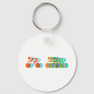 Radfahrer, Radfreaks Schlüsselanhänger