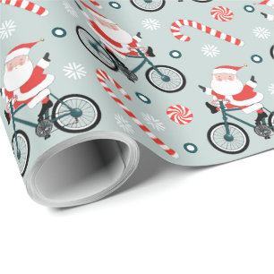 Radfahrer-Radurlaub-Geschenk Geschenkpapier