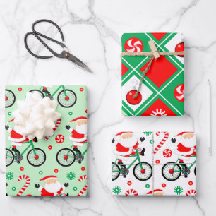 Radfahrer-Radurlaub Geschenk Geschenkpapier Set