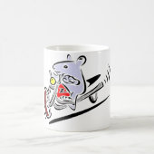 Radfahrer-Ratte Kaffeetasse (Mittel)