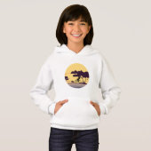 Radfahrer-Safari Biketour mit Sonnenuntergang Elef Hoodie (Vorne ganz)