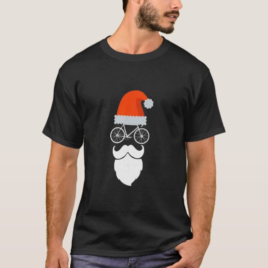 Radfahrer Santa Cycling Anhänger des Radsports Gi T-Shirt (Vorderseite)