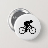 Radfahrer-Schattenbild Button (Vorne & Hinten)