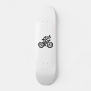 Radfahrer Skateboard