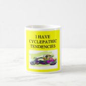 Radfahrer-Spaß Kaffeetasse (Mittel)