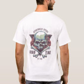 Radfahrer-T - Shirt-Motorrad-Mann-Shirt T-Shirt (Rückseite)