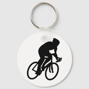 Radfahrer Tour de France, das Fahrrad läuft Schlüsselanhänger