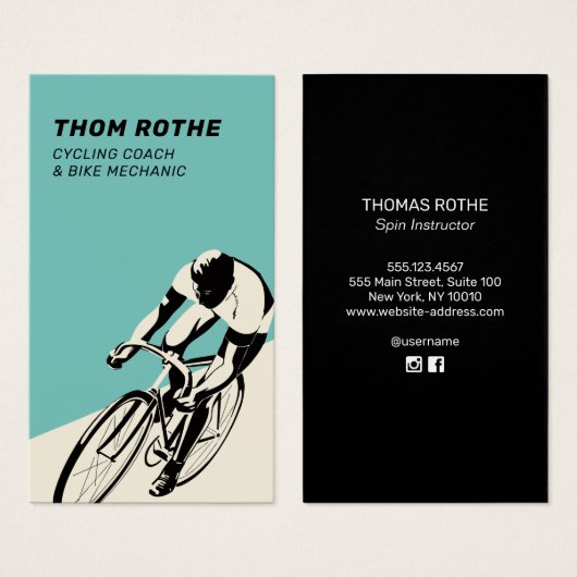 Radfahrer-Trainer/Trainer (Vorne & Hinten)