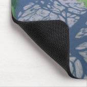 Radfahrer und Gelb-Feld Kedleston Derby Mousepad (Ecke)