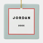 Radfahrer Urlaub Keramik Ornamentieren Keramikornament (Rückseite)