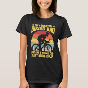 Radfahrer-Vater-Fahrrad-Cycling-Fahrrad-Zyklus-Rei T-Shirt