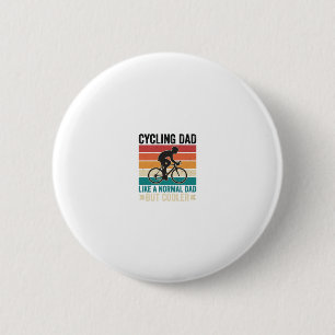 Radfahrer-Vater Vintage-Biker-Vater-T-Shirt-Design Button