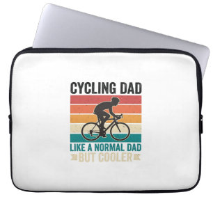 Radfahrer-Vater Vintage-Biker-Vater T-Shirt-Design Laptopschutzhülle