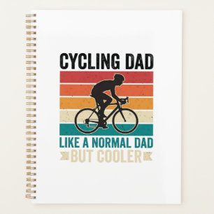 Radfahrer-Vater Vintage-Biker-Vater T-Shirt-Design Planer