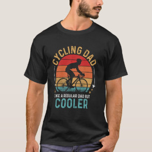 Radfahrer-Vater wie ein normaler Vater, aber coole T-Shirt