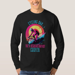 Radfahrer Vatertag Lustiger Radfahrer Vater Fahrra T-Shirt