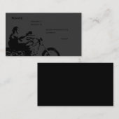 Radfahrer Visitenkarte (Vorne/Hinten)