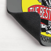 Radfahrer-Wecker Mousepad (Ecke)